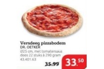 versdeeg pizzabodem