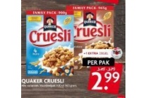 quaker cruesli