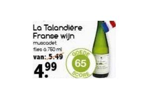 la taillandiere franse wijn muscadet