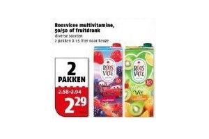 roosvicee multivitamine 50 50 of fruitdrank