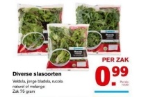 diverse slasoorten