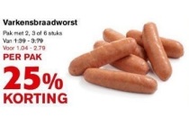 varkensbraadworst
