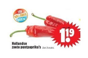 hollandse zoete puntpaprika s