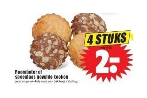 roomboter of speculaas gevulde koeken