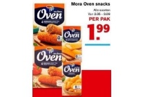 mora oven snacks
