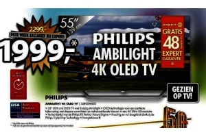 philips ambilight 4k oled tv of 55pos9002