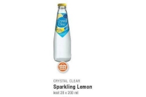 crystal clear sparkling lemon
