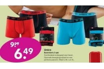 umbro boxershorts 2 pack