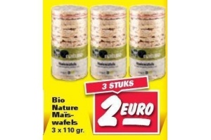 bio nature maiswafels