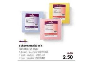 select schoonmaakdoek