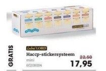 haccp stickersysteem