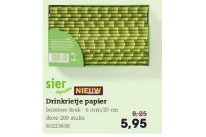 drinkrietje papier