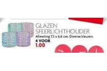 glazen sfeerlichthouder
