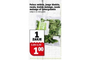 poiesz verschillende soorten sla