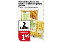 verschillende soorten krieltjes