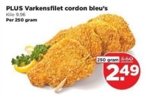 plus varkensfilet cordon bleu s