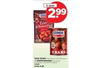 unox knaks of bierbommetjes