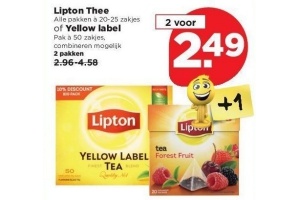 lipton thee of yellow label