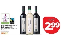 plus biologische of fairtrade wijn