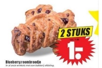 blueberry roombroodje