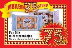 van dijk mini stercakejes