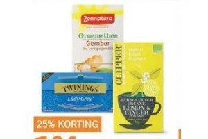 clippers zonnatura of twinings thee