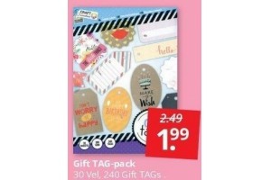 gift tag pack