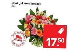 bont gekleurd boeket