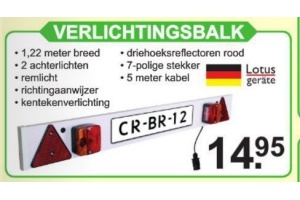 verlichtingsbalk