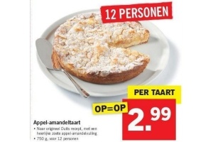 appel amandeltaart