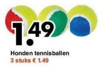 honden tennisballen