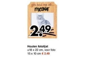 houten fotolijst