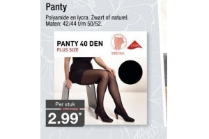 panty 40 den