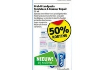 oral b tandpasta tandvlees en glazuur repair