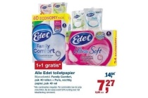 alle edet toiletpapier nu 1 1 gratis