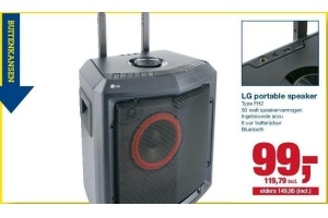 lg portable speaker