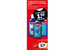 kruidvat zilver shampoo conditioner of versteviger