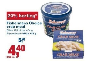 fishermans choice crab meat