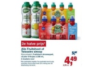 alle fruitshoot of teisseire siroop