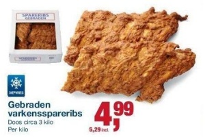 gebraden varkensspareribs