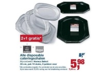 alle disposable cateringschalen