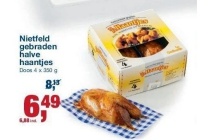 nietfeld gebraden halve haantjes