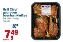 grill chief gebraden beenhamkluifjes