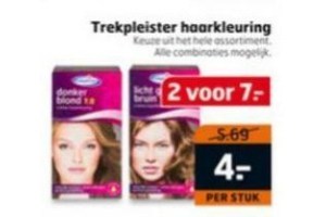 trekpleister haarkleuring