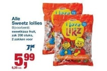 alle sweetz lollies