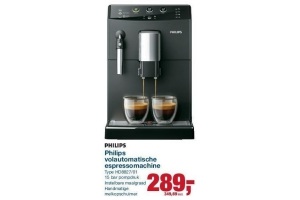 philips volautomatische espressomachine