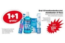 oral b handtandenborstel mondwater of floss