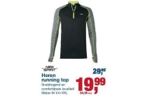 heren running top