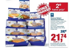 horeca select vleesassortiment