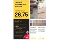 laminaat ondervloer leggen